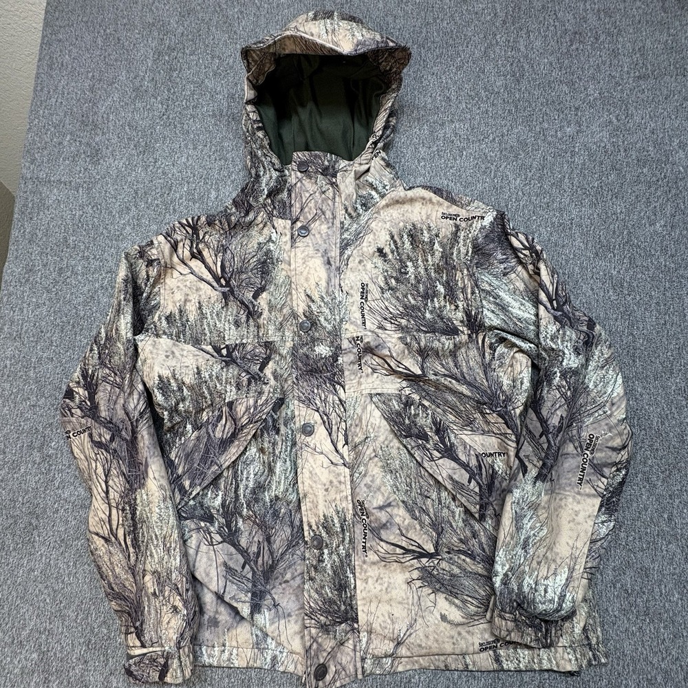 Cabela's‎ Dry-Plus Seclusion 3D Open Country Camo Hunting Jacket Men's Medium